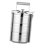 Maxbell Stainless Steel Thermal Insulated Stackable Lunch Bento Box Tiffin 3 Tier - Aladdin Shoppers