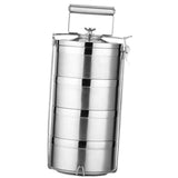 Maxbell Stainless Steel Thermal Insulated Stackable Lunch Bento Box Tiffin 4 Tier - Aladdin Shoppers