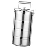 Maxbell Stainless Steel Thermal Insulated Stackable Lunch Bento Box Tiffin 4 Tier - Aladdin Shoppers