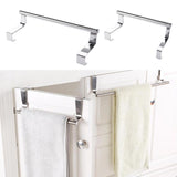 Maxbell Stainless Steel Towel Holder Rack Cupboard Hanger Kitchen Hook Bath Large - Aladdin Shoppers