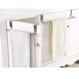 Maxbell Stainless Steel Towel Holder Rack Cupboard Hanger Kitchen Hook Bath Large - Aladdin Shoppers