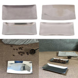 Maxbell Stainless Steel Towel Tray Storage Dish Plate Fruit Trays Organizer Mirror - Aladdin Shoppers