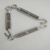 Maxbell Stainless Steel Turnbuckle Wire Rope Tensioner Hook Eye Rigging Screw 16mm - Aladdin Shoppers