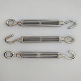 Maxbell Stainless Steel Turnbuckle Wire Rope Tensioner Hook Eye Rigging Screw 20mm - Aladdin Shoppers