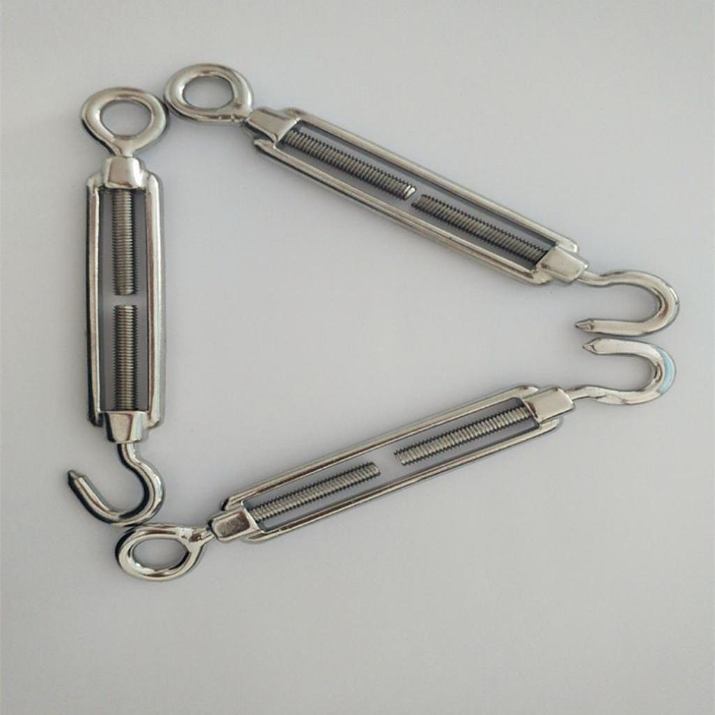 Wire Rope Tensioner Rigging ⚡️Buy Maxbell Stainless Steel Turnbuckle Wire Rope Tensioner Hook Eye ...