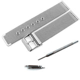 Maxbell Stainless Steel Woven Strap Milanese Strap For Withings Activite Pop/Steel - Aladdin Shoppers