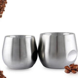 Maxbell Stainless Stemless Wine Goblets Vacuum Insulated Travel Tumbler Cup 150ml - Aladdin Shoppers