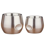 Maxbell Stainless Stemless Wine Goblets Vacuum Insulated Travel Tumbler Cup 150ml - Aladdin Shoppers