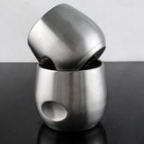 Maxbell Stainless Stemless Wine Goblets Vacuum Insulated Travel Tumbler Cup 150ml
