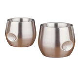 Maxbell Stainless Stemless Wine Goblets Vacuum Insulated Travel Tumbler Cup 150ml - Aladdin Shoppers