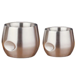 Maxbell Stainless Stemless Wine Goblets Vacuum Insulated Travel Tumbler Cup 150ml - Aladdin Shoppers