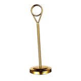 Maxbell Stainless Table Number Holder Sign Holder Photo Stand for Hotel Golden 15cm - Aladdin Shoppers