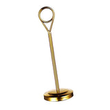 Maxbell Stainless Table Number Holder Sign Holder Photo Stand for Hotel Golden 15cm - Aladdin Shoppers