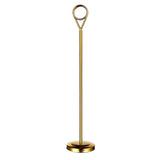 Maxbell Stainless Table Number Holder Sign Holder Photo Stand for Hotel Golden 25cm - Aladdin Shoppers