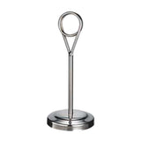 Maxbell Stainless Table Number Holder Sign Holder Photo Stand for Hotel Silvery 15cm - Aladdin Shoppers
