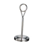 Maxbell Stainless Table Number Holder Sign Holder Photo Stand for Hotel Silvery 15cm - Aladdin Shoppers