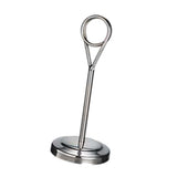 Maxbell Stainless Table Number Holder Sign Holder Photo Stand for Hotel Silvery 15cm - Aladdin Shoppers