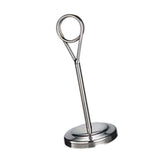 Maxbell Stainless Table Number Holder Sign Holder Photo Stand for Hotel Silvery 15cm - Aladdin Shoppers