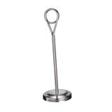 Maxbell Stainless Table Number Holder Sign Holder Photo Stand for Hotel Silvery 20cm - Aladdin Shoppers