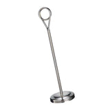 Maxbell Stainless Table Number Holder Sign Holder Photo Stand for Hotel Silvery 25cm - Aladdin Shoppers