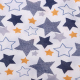 Maxbell Star Printed Rompers Bib Socks Suit for 20"-22" Reborn Baby Boy Doll Clothes - Aladdin Shoppers