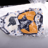 Maxbell Star Printed Rompers Bib Socks Suit for 20"-22" Reborn Baby Boy Doll Clothes - Aladdin Shoppers