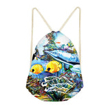 Maxbell Starfish Drawstring Bag Funny Dress Shoes Storage Bags Backpack A - Aladdin Shoppers