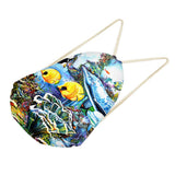 Maxbell Starfish Drawstring Bag Funny Dress Shoes Storage Bags Backpack A - Aladdin Shoppers