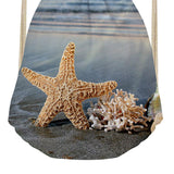 Maxbell Starfish Drawstring Bag Funny Dress Shoes Storage Bags Backpack I - Aladdin Shoppers