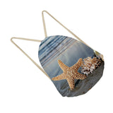Maxbell Starfish Drawstring Bag Funny Dress Shoes Storage Bags Backpack I - Aladdin Shoppers