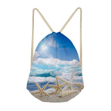 Maxbell Starfish Drawstring Bag Funny Dress Shoes Storage Bags Backpack K - Aladdin Shoppers