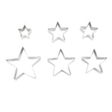 Maxbell Stars Shape Buscuit Cookie Cake Jelly Metal Cutter Tin Mould Baking DIY tool - Aladdin Shoppers