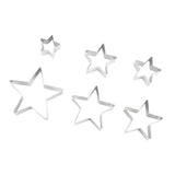 Maxbell Stars Shape Buscuit Cookie Cake Jelly Metal Cutter Tin Mould Baking DIY tool - Aladdin Shoppers