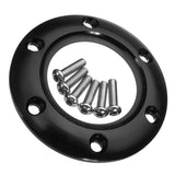 Maxbell Steering Wheel Horn Retainer Ring Black Chrome with 6 Bolts - Aladdin Shoppers