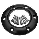 Maxbell Steering Wheel Horn Retainer Ring Black Chrome with 6 Bolts - Aladdin Shoppers