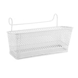 Maxbell Storage Rack Bedside Shelf Student Dormitory Hanging Basket Organizer White - Aladdin Shoppers