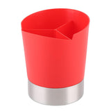 Maxbell Straw Dispenser Holder Bar Counter Kitchen Party Scoop Storage Box Barware Red