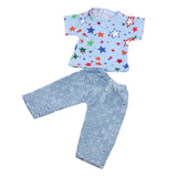 Maxbell Stylish T-shirt Jeans Pants Suit for 18inch Doll Clothes Blue - Aladdin Shoppers