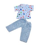 Maxbell Stylish T-shirt Jeans Pants Suit for 18inch Doll Clothes Blue - Aladdin Shoppers