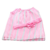 Maxbell suspender Dress Bowknot hairband Set for 18'' Doll Pink - Aladdin Shoppers
