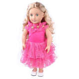 Maxbell Sweet Doll Clothing Tulle Dress Skirt for 18'' American Doll Rosy - Aladdin Shoppers