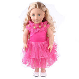 Maxbell Sweet Doll Clothing Tulle Dress Skirt for 18'' American Doll Rosy - Aladdin Shoppers