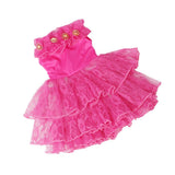 Maxbell Sweet Doll Clothing Tulle Dress Skirt for 18'' American Doll Rosy - Aladdin Shoppers