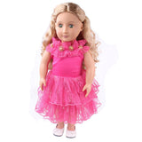 Maxbell Sweet Doll Clothing Tulle Dress Skirt for 18'' American Doll Rosy - Aladdin Shoppers