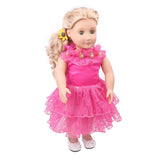 Maxbell Sweet Doll Clothing Tulle Dress Skirt for 18'' American Doll Rosy - Aladdin Shoppers