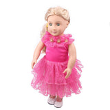 Maxbell Sweet Doll Clothing Tulle Dress Skirt for 18'' American Doll Rosy - Aladdin Shoppers