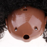 Maxbell Tanned Skin Faceplate Head w. Afro Wig For 12" RBL Neo Blythe Doll Custom #1 - Aladdin Shoppers