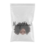 Maxbell Tanned Skin Faceplate Head w. Afro Wig For 12" RBL Neo Blythe Doll Custom #1 - Aladdin Shoppers