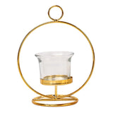 Maxbell Tealight Candle Holder Geometric Candlestick Crafts Decor Round Shape - Aladdin Shoppers