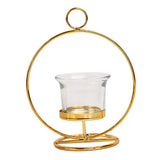 Maxbell Tealight Candle Holder Geometric Candlestick Crafts Decor Round Shape - Aladdin Shoppers